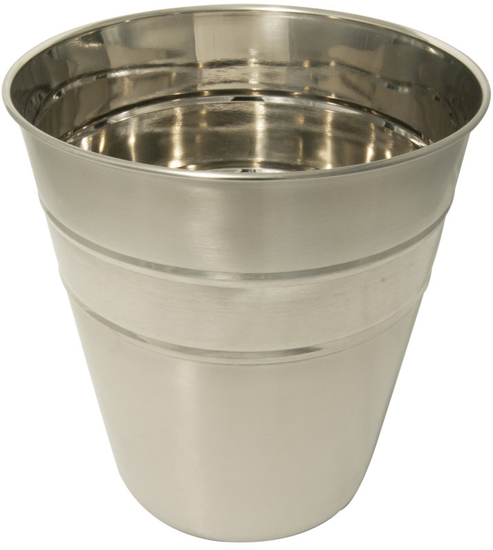 LCM Home Fashions, Inc. Stainless Steel Waste Basket Wayfair